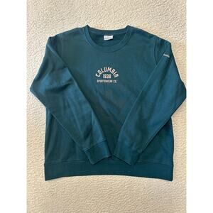 Columbia Womens Pullover Crew Sweatshirt Large